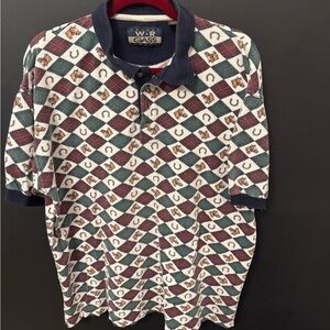 Men's Polo Shirt - Multicolor Pattern